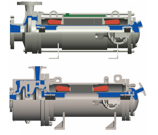 Герметичные насосы НГ, конструктивные исполнения 1, 2, 4, 5​